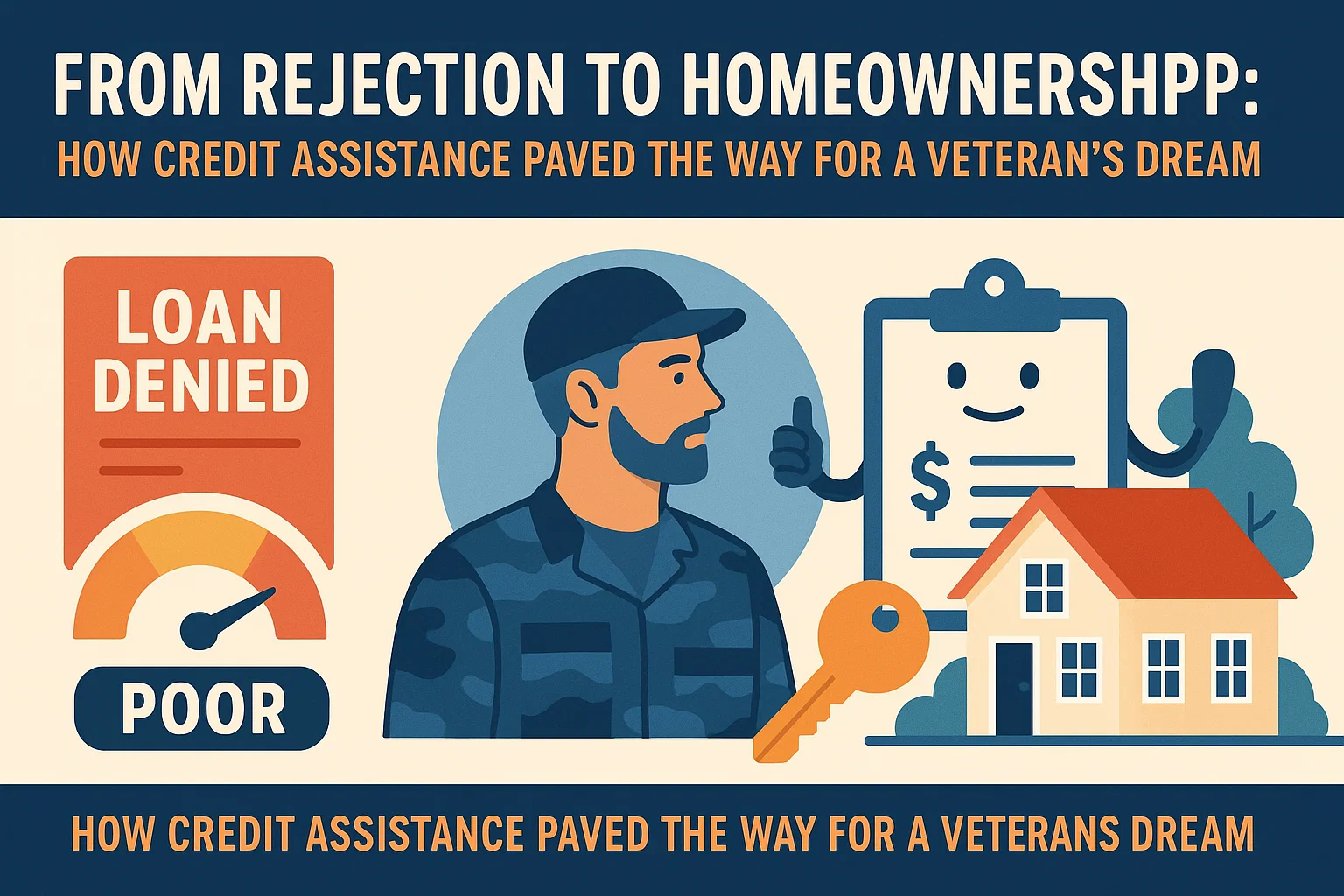 Veteran's Homeownership Journey infographic