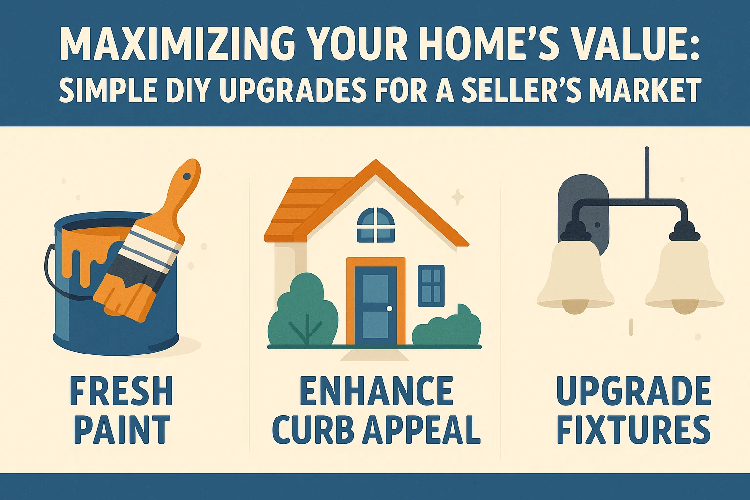 DIY Home Value Upgrades infographic