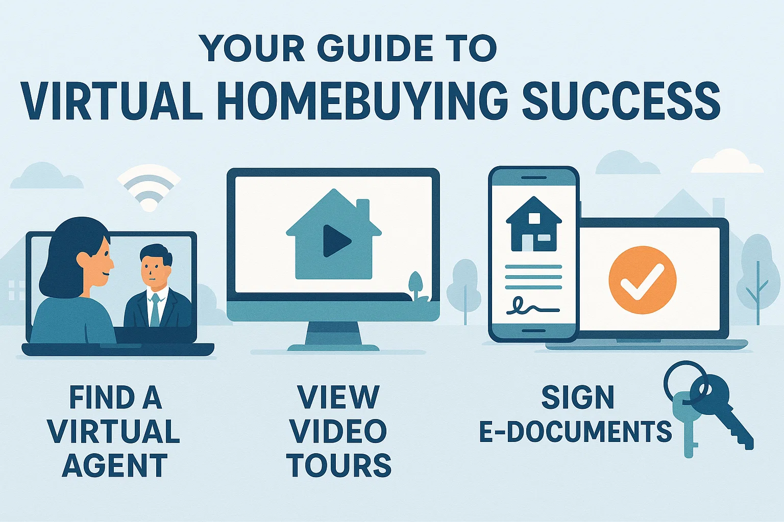 Virtual Homebuying Guide infographic