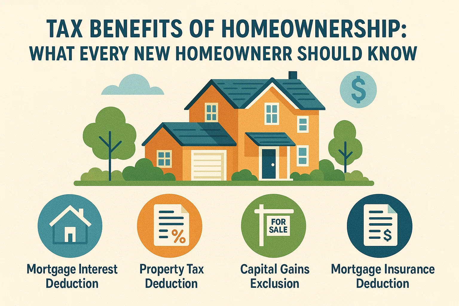 Homeownership Tax Benefits infographic