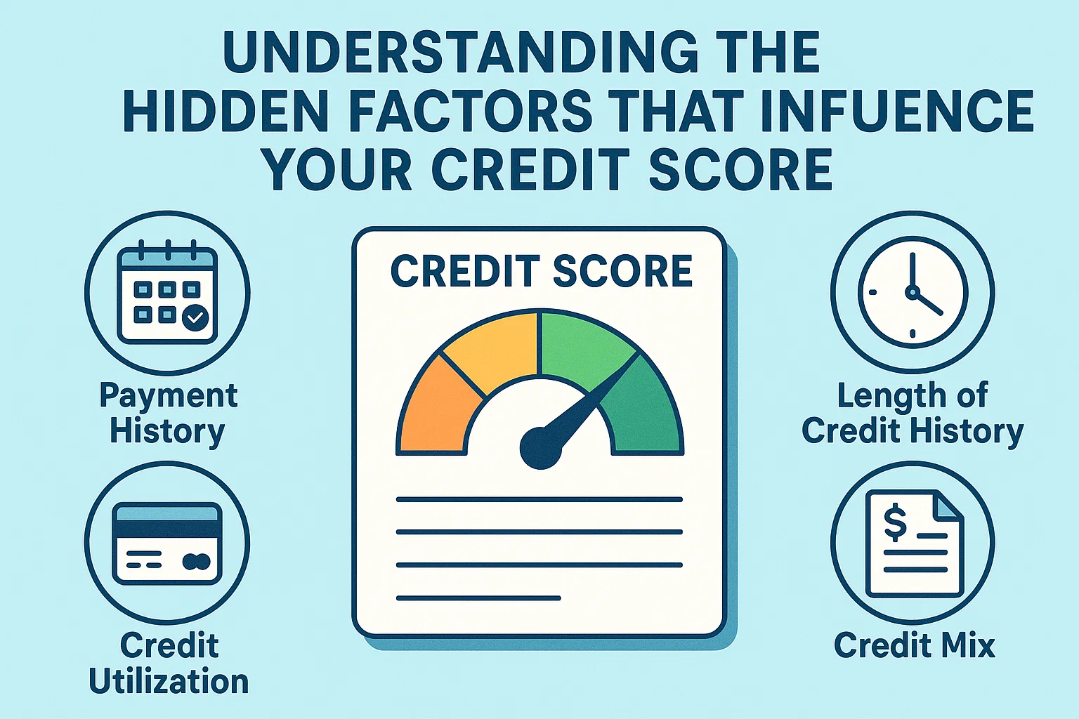 Credit Score Insights infographic