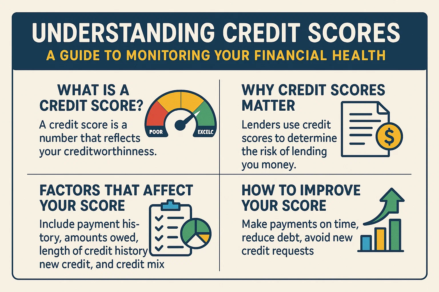 Credit Score Infographic infographic