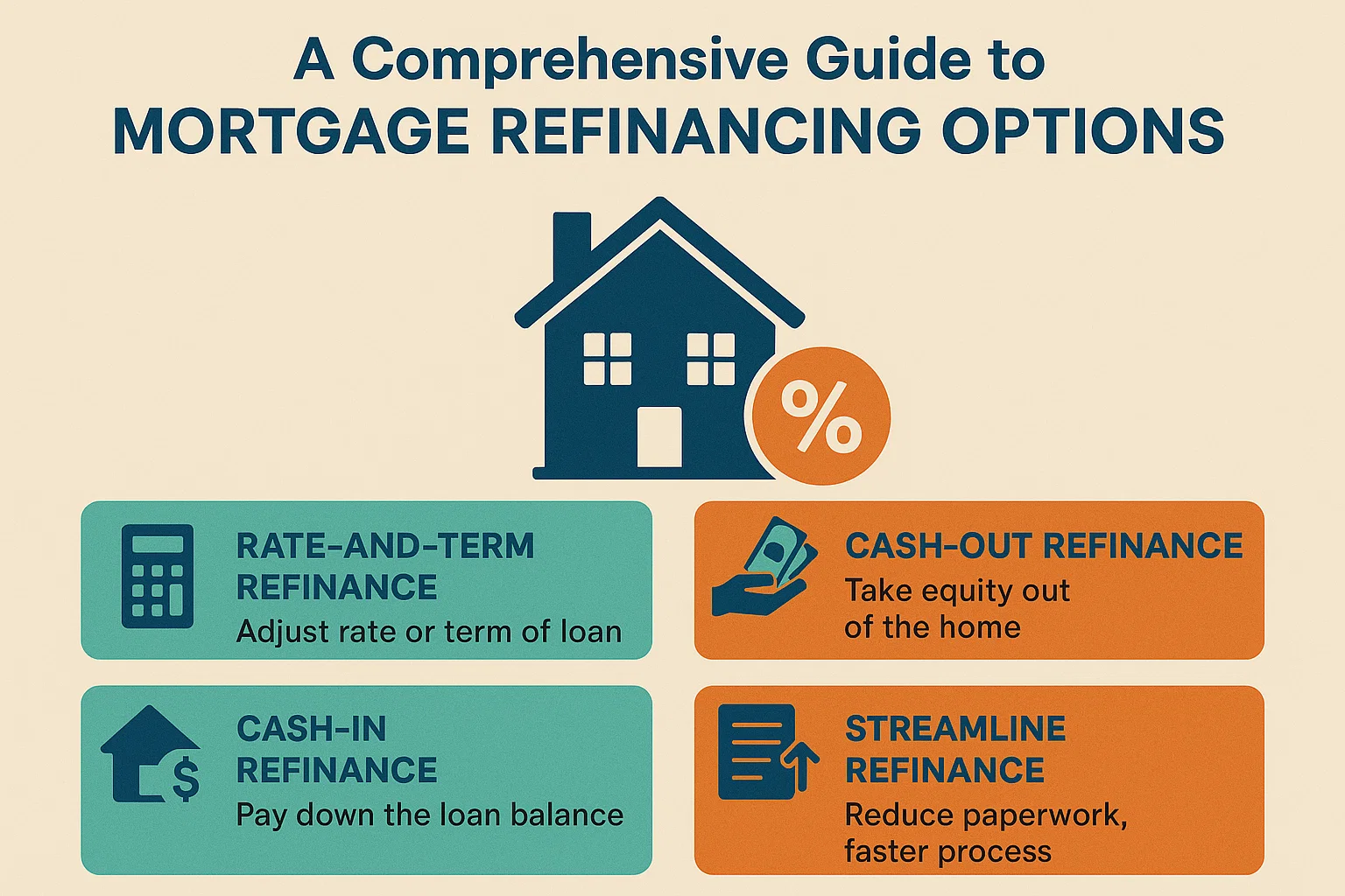 Mortgage Refinancing Guide infographic