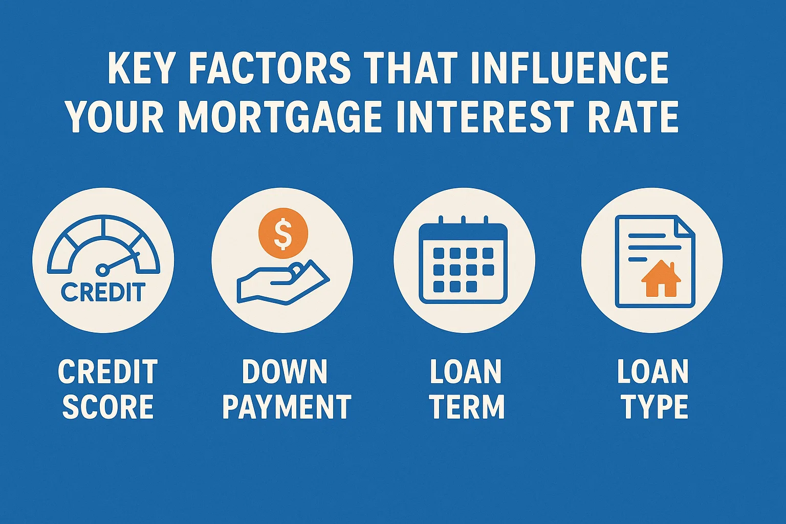 Mortgage Rate Influencers infographic