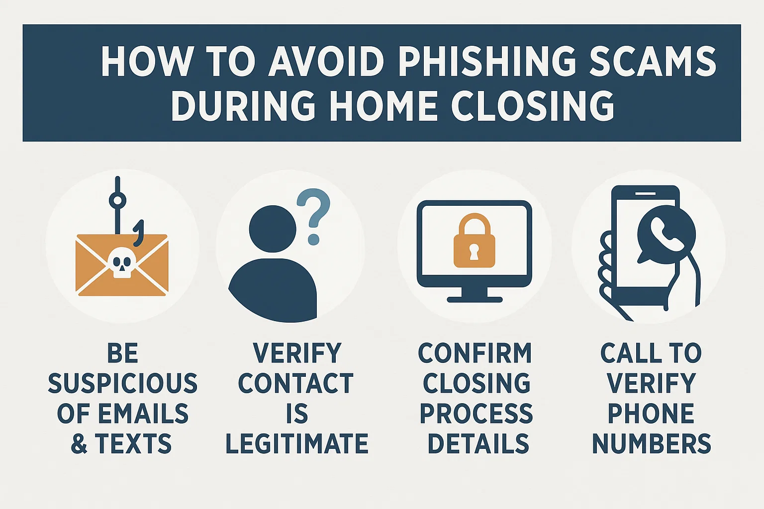 Avoid Phishing Scams infographic