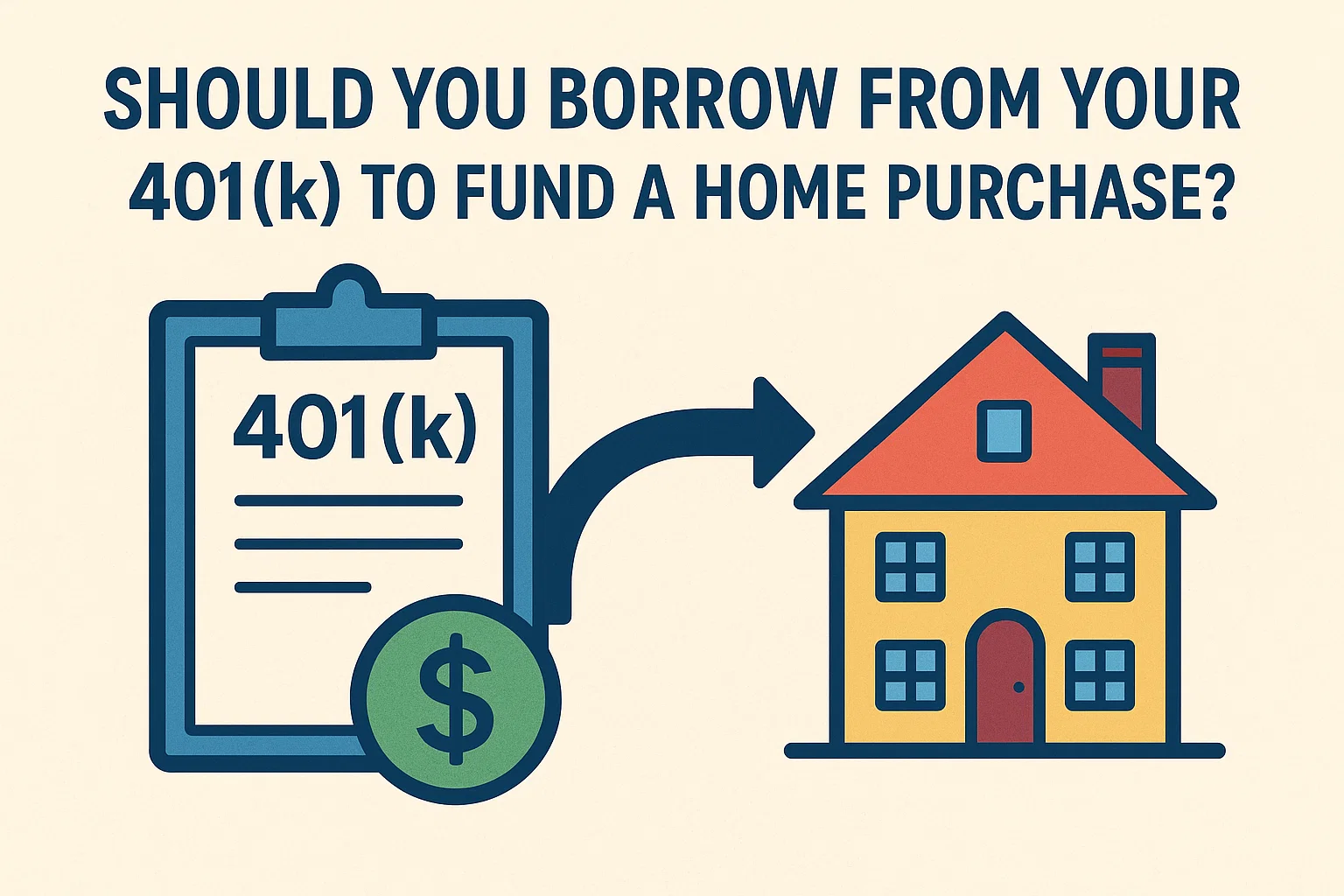 401(k) Home Purchase Debate infographic