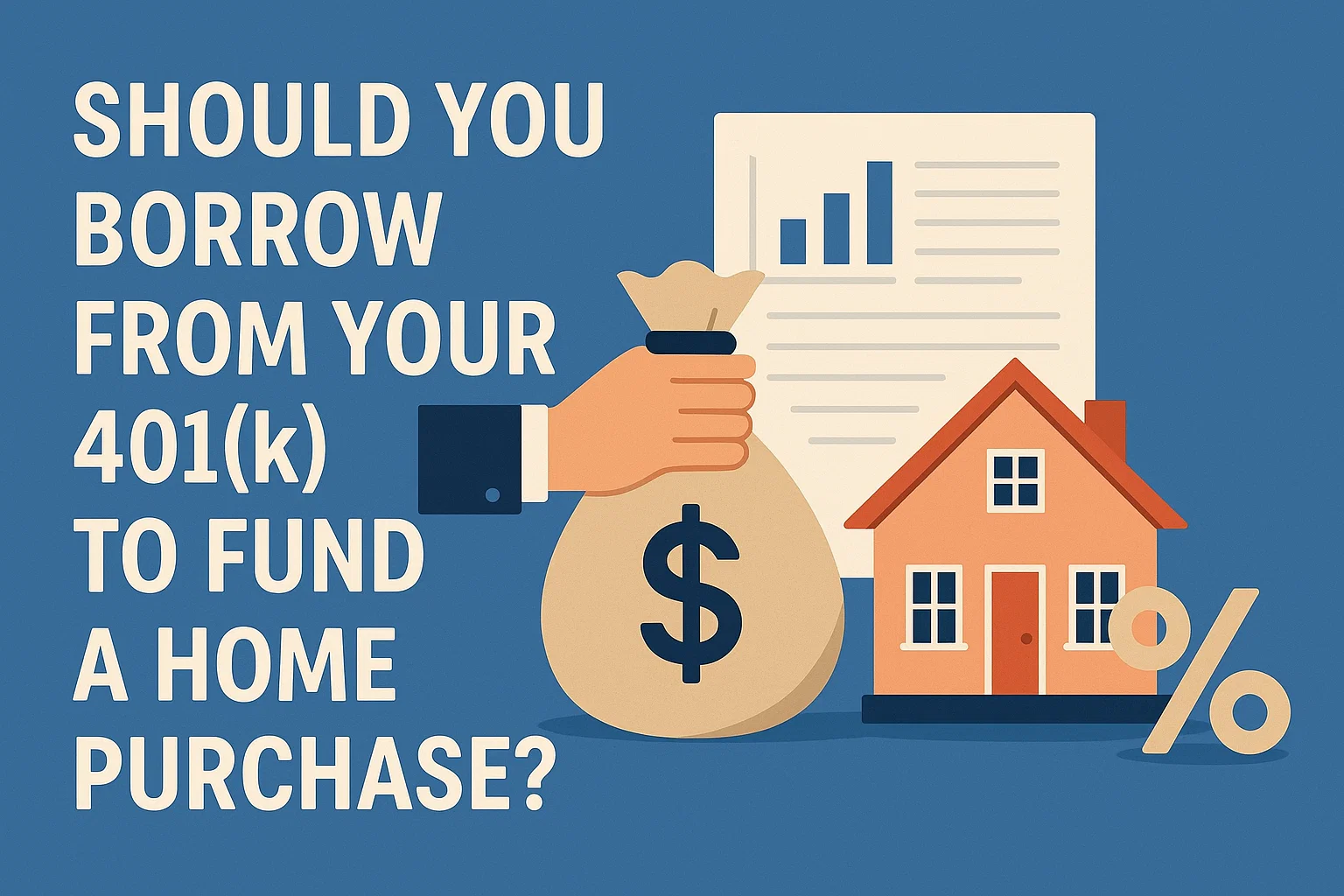 401(k) Home Purchase Debate infographic