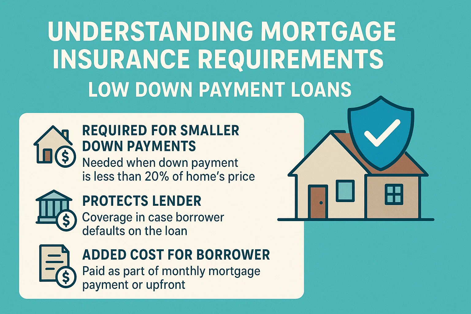 Mortgage Insurance Guide infographic