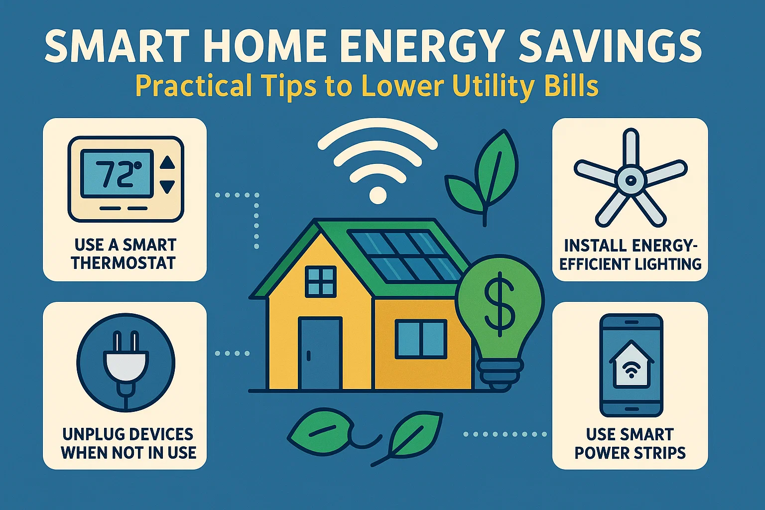 Smart Home Savings Infographic infographic