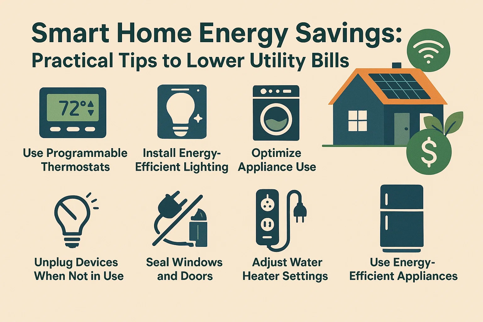 Smart Home Savings Infographic infographic