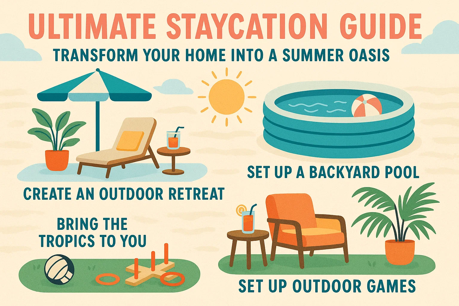 Summer Oasis Home infographic