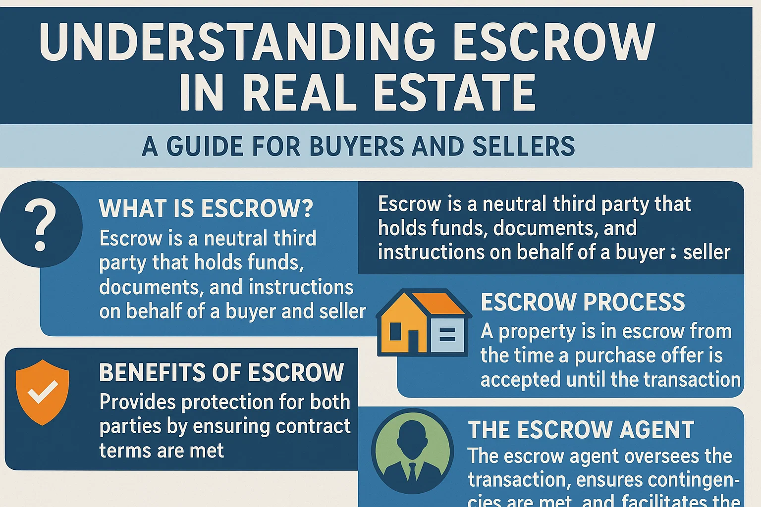 Real Estate Escrow Guide infographic