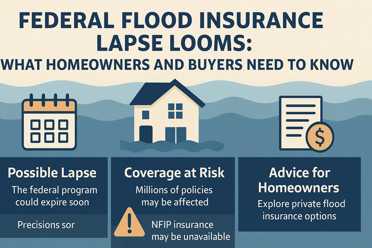 Flood Insurance Lapse Infographic infographic