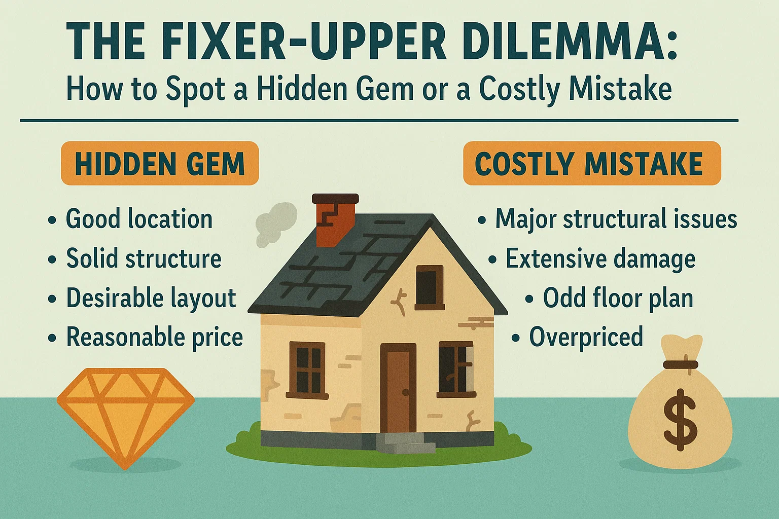 The Fixer-Upper Dilemma infographic
