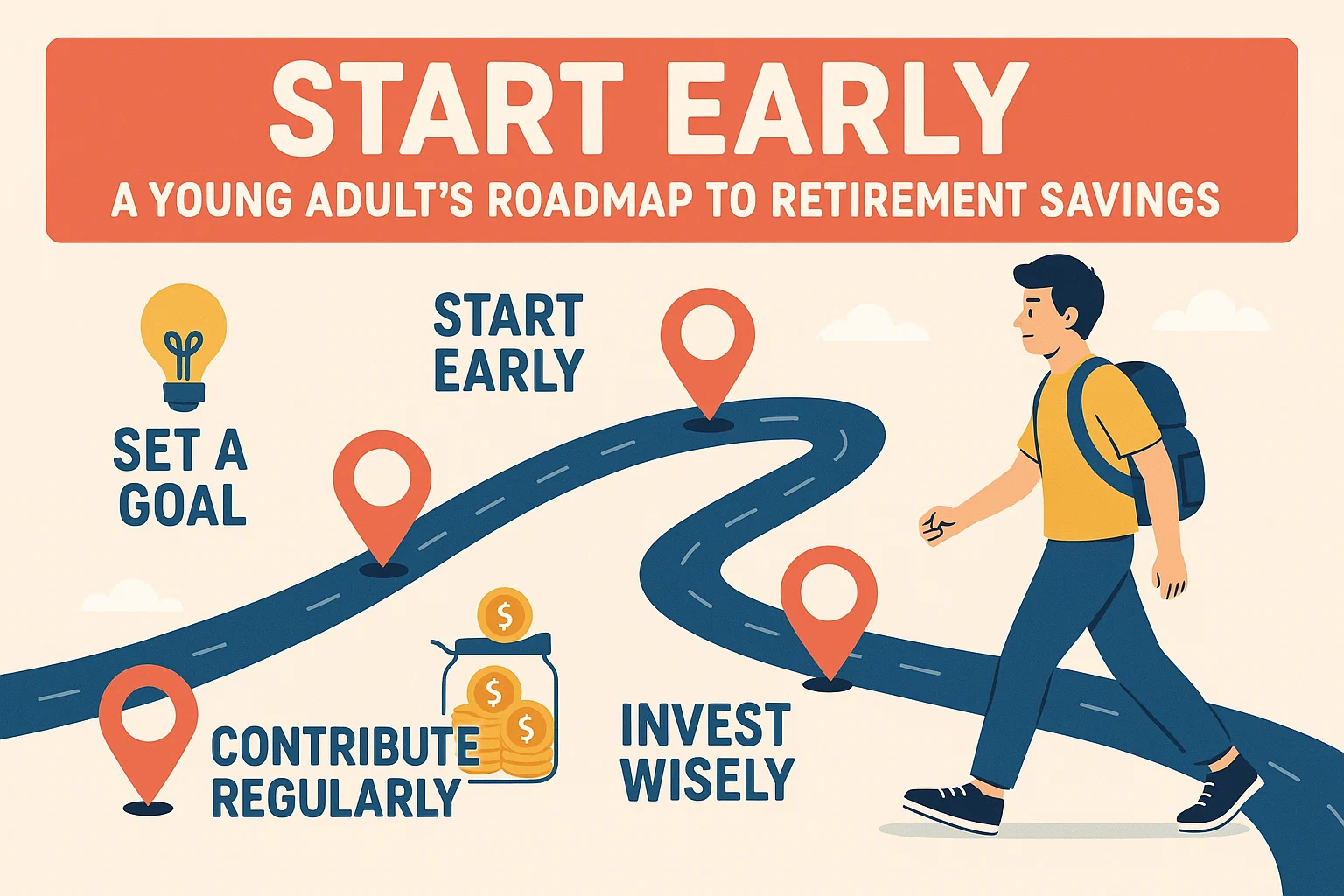 Youth Retirement Roadmap infographic