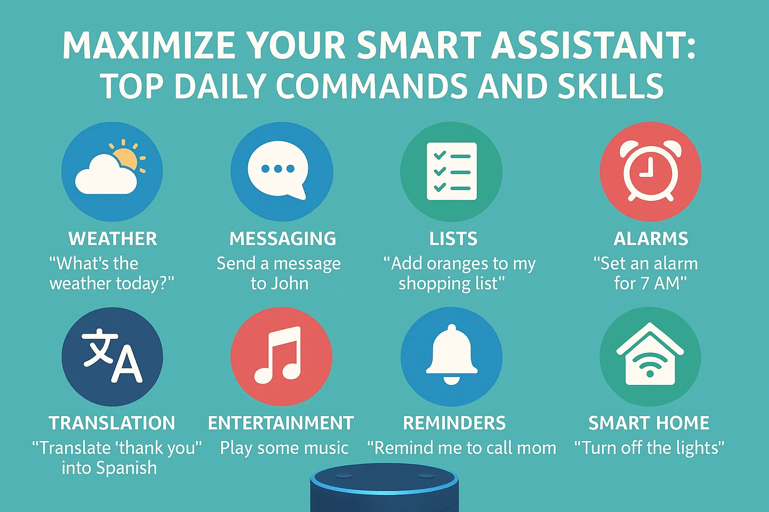 Smart Assistant Tips infographic