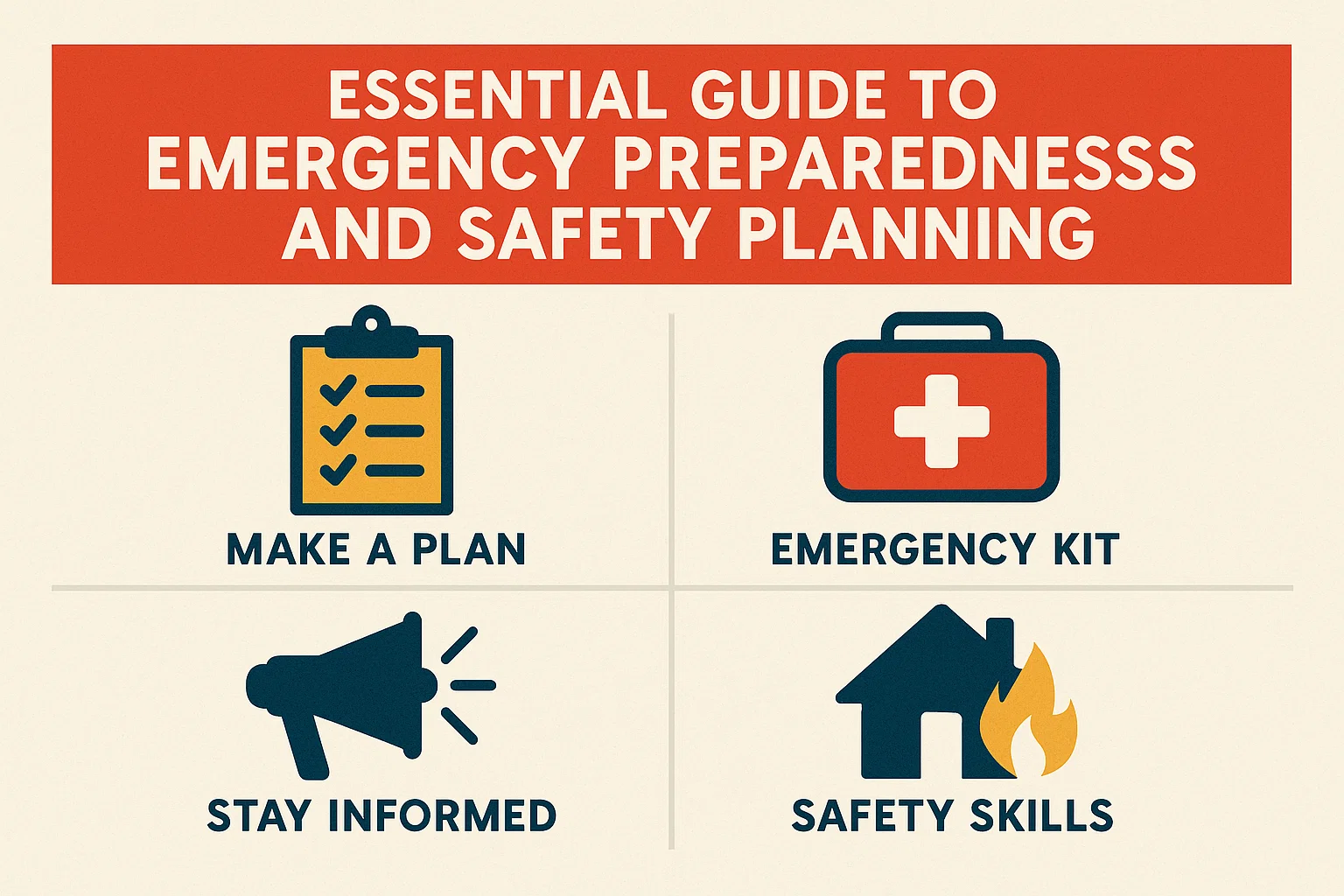 Emergency Preparedness Guide infographic