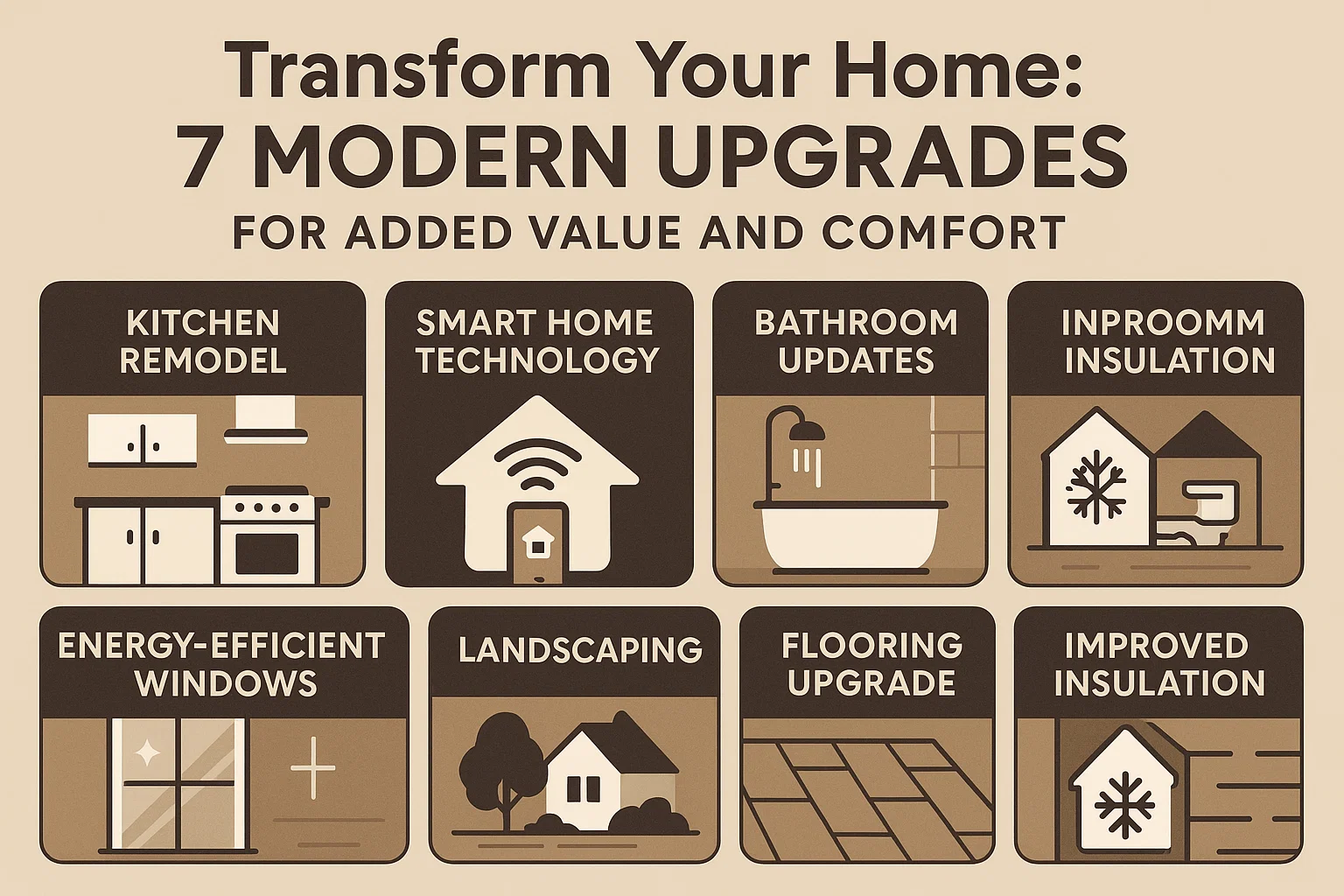 Home Modernization Tips infographic