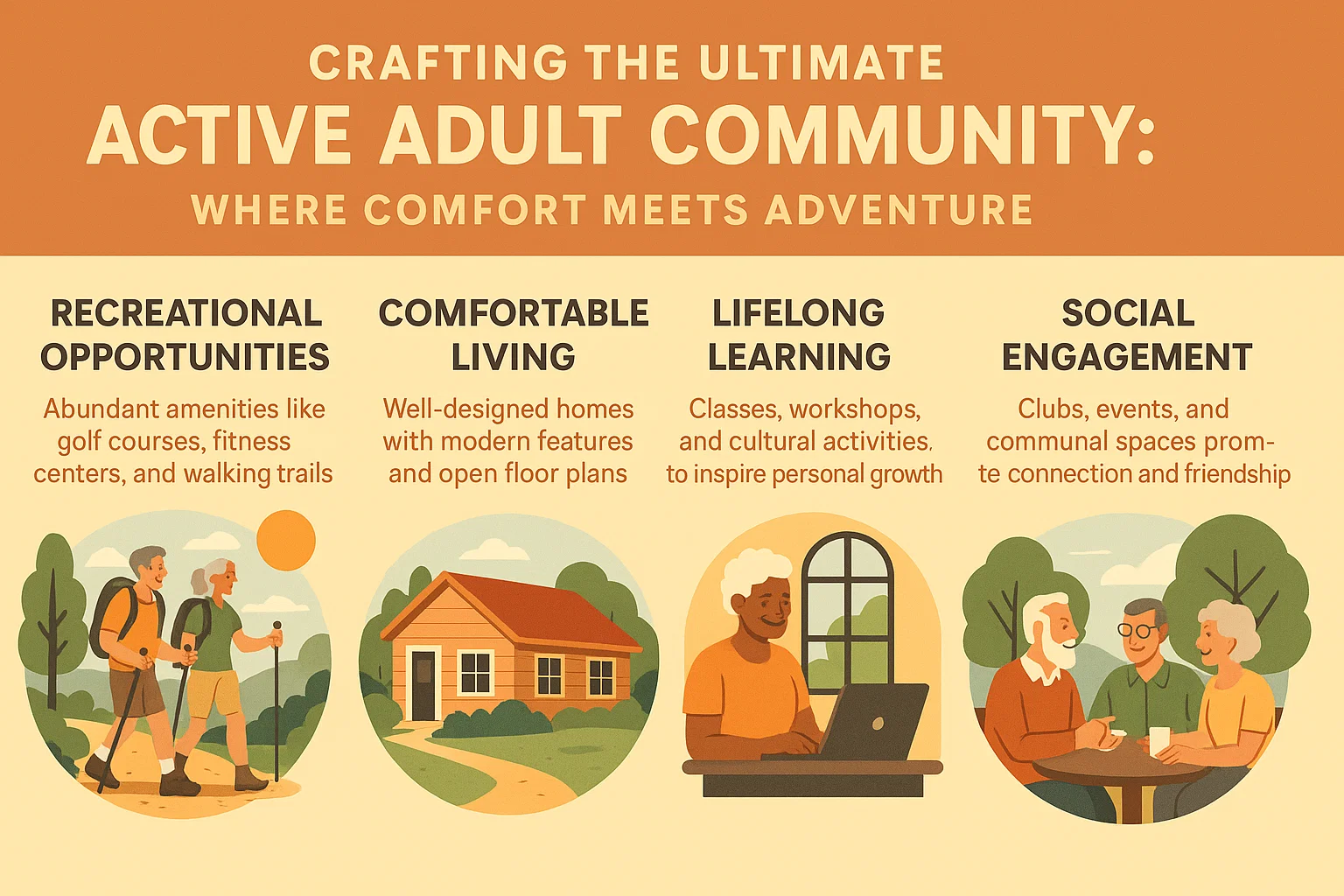 Active Community Infographic infographic