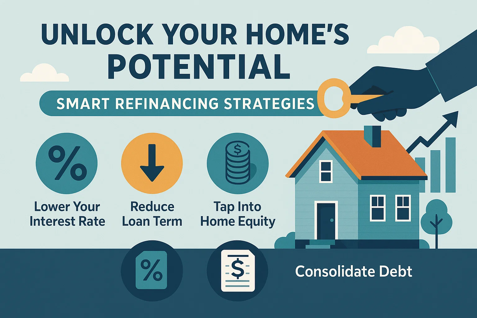 Smart Refinancing Strategies infographic