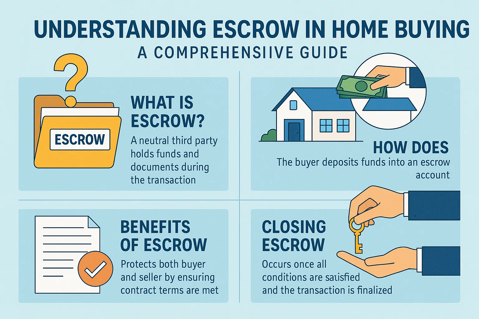 Home Buying Escrow Guide infographic