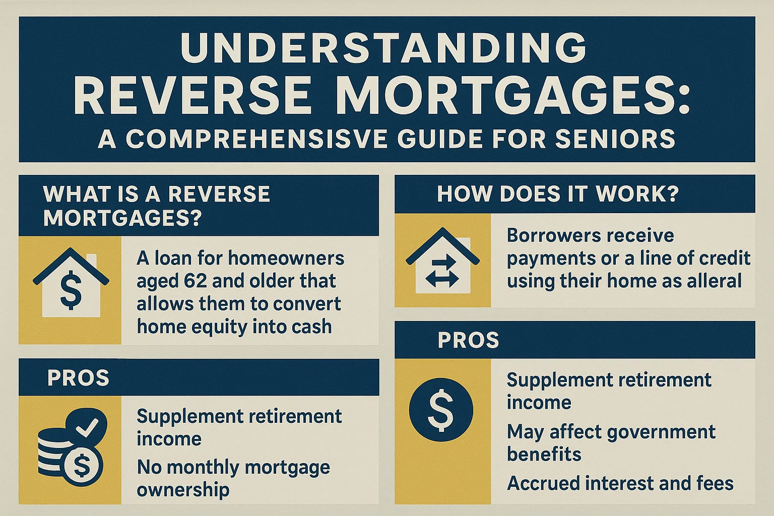 Reverse Mortgages Guide infographic