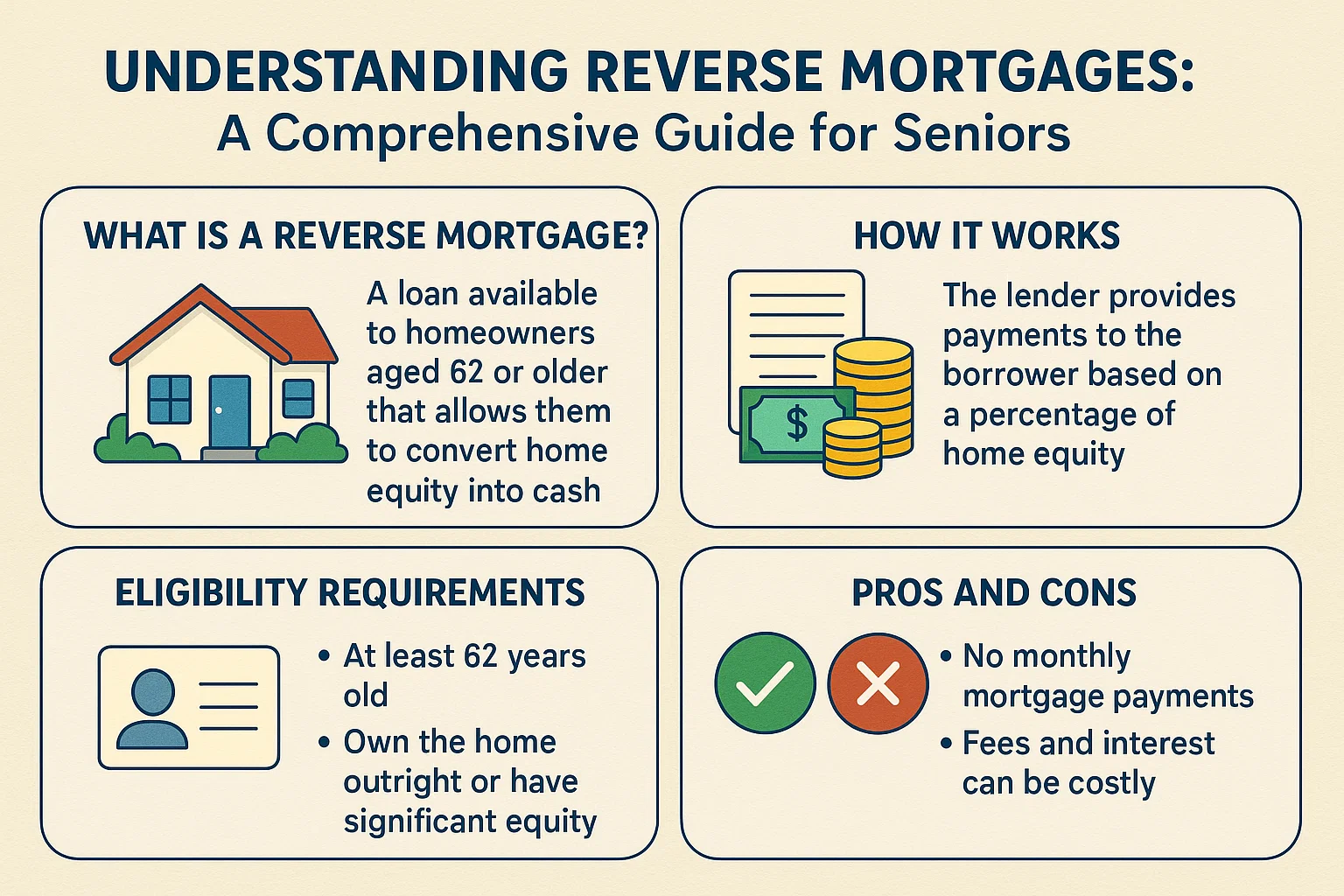 Reverse Mortgages Guide infographic