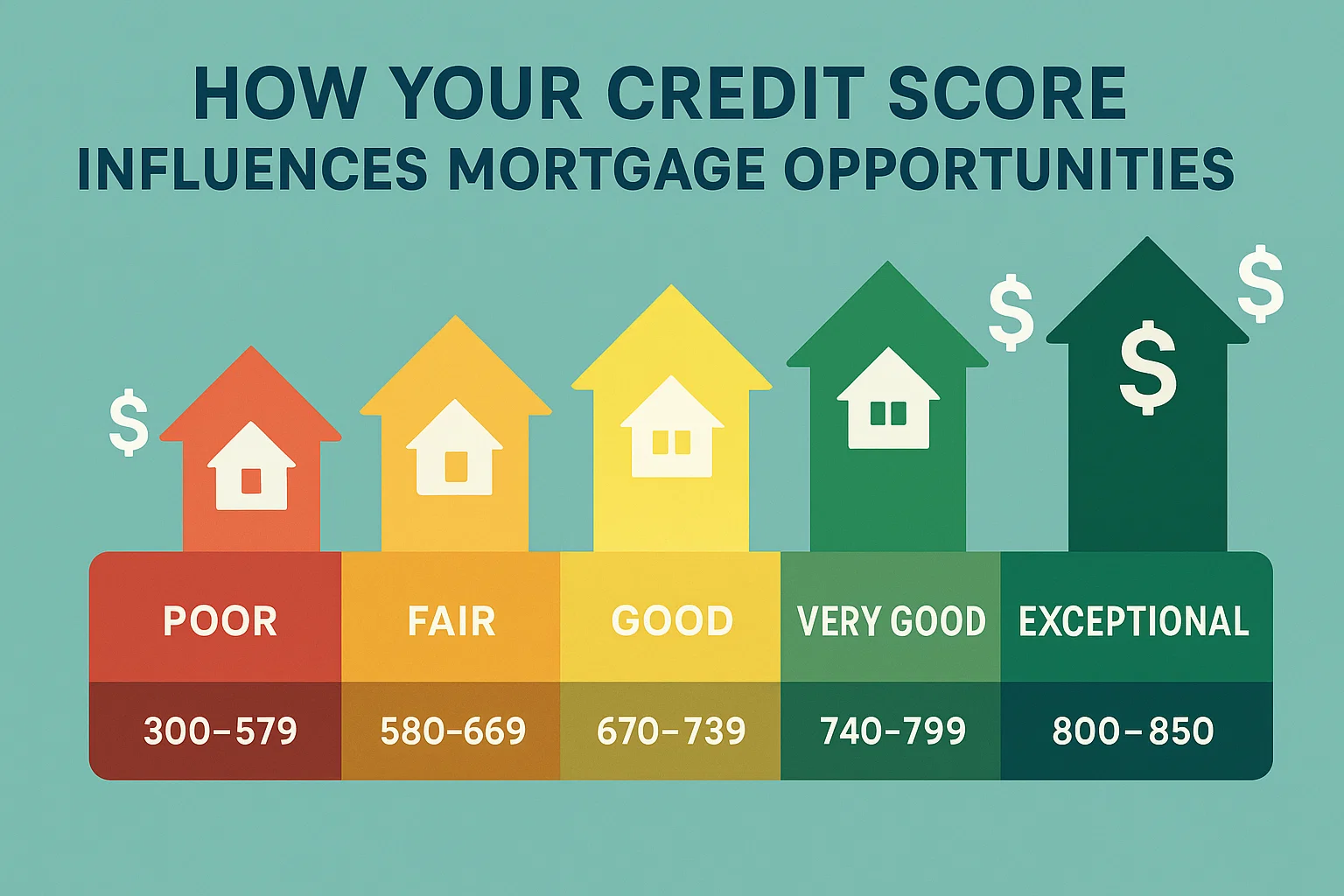 Credit Score Impact infographic