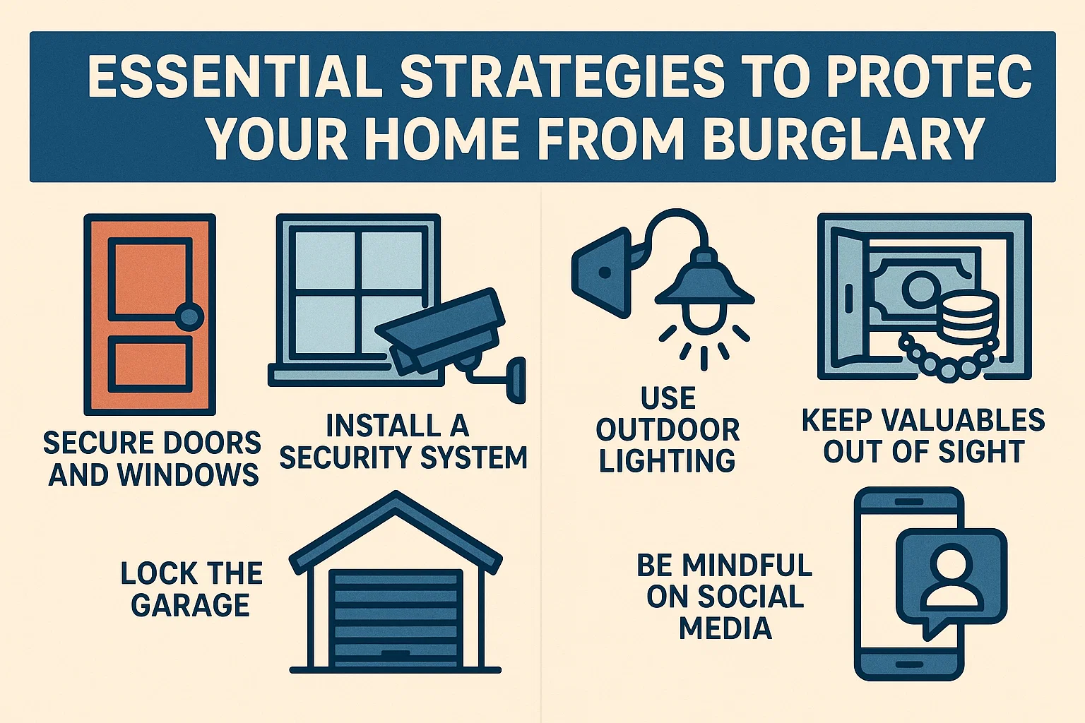 Home Security Strategies infographic