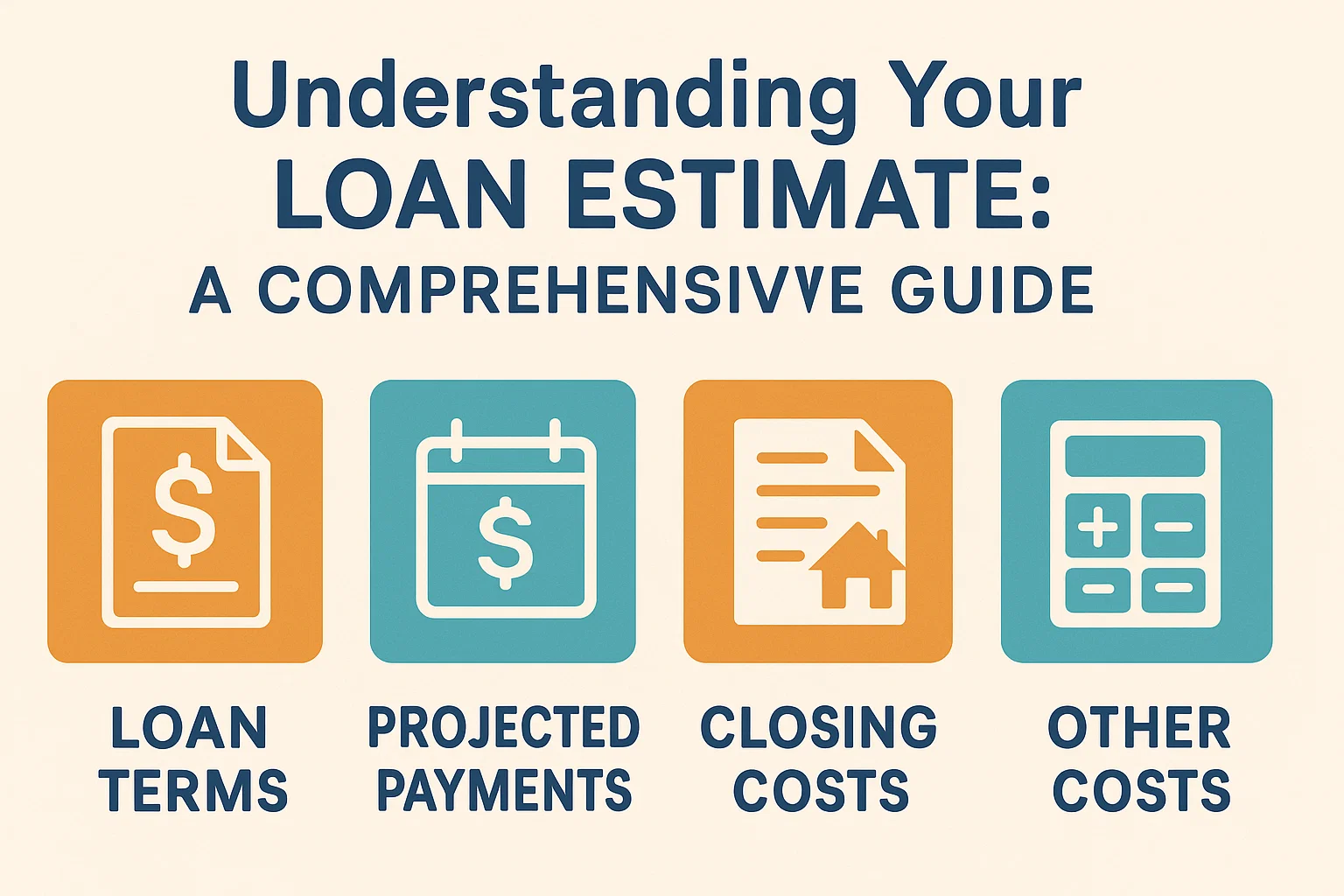 Loan Estimate Guide infographic