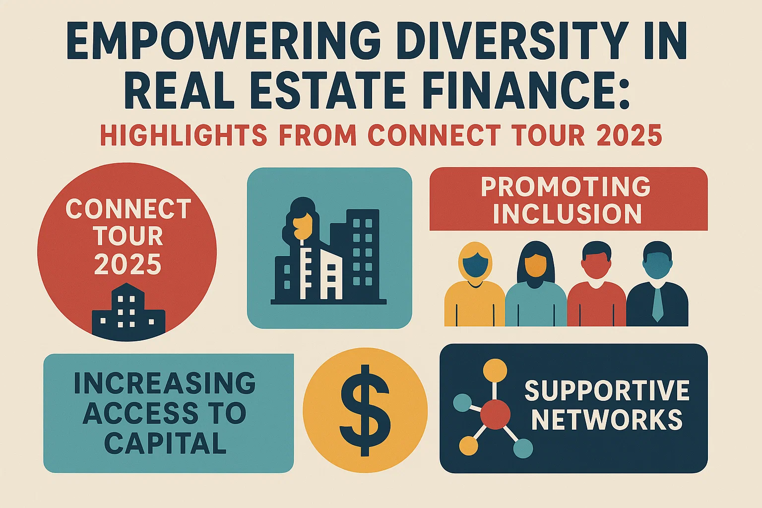 Diversity in Real Estate infographic