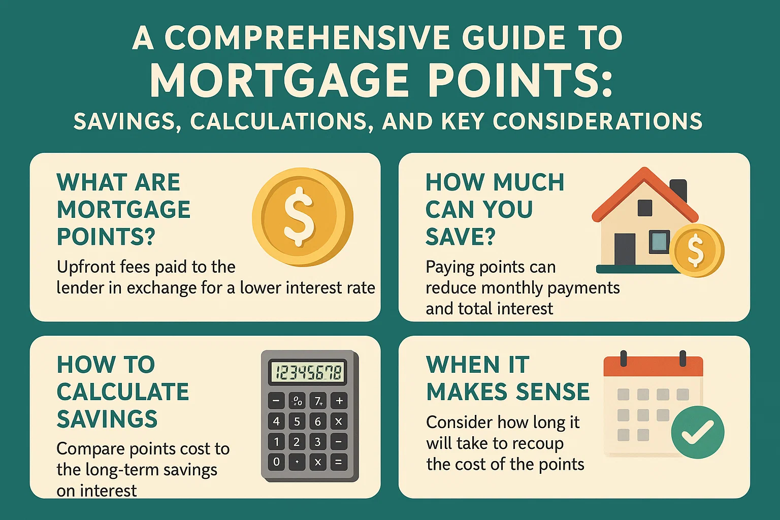 Mortgage Points Guide infographic