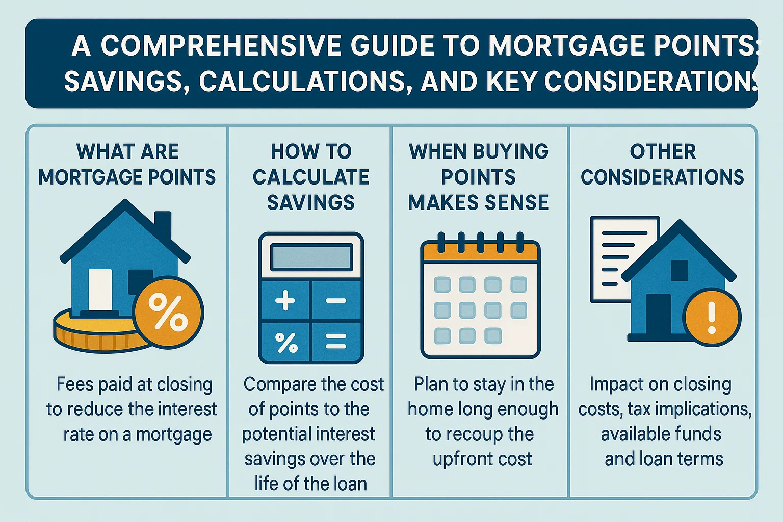 Mortgage Points Guide infographic