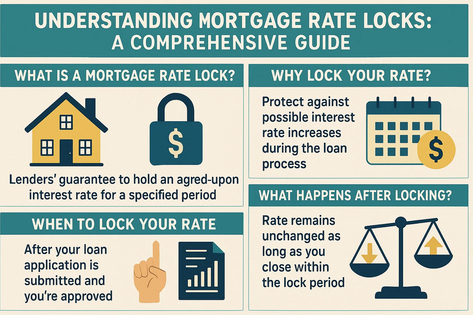 Mortgage Rate Locks infographic