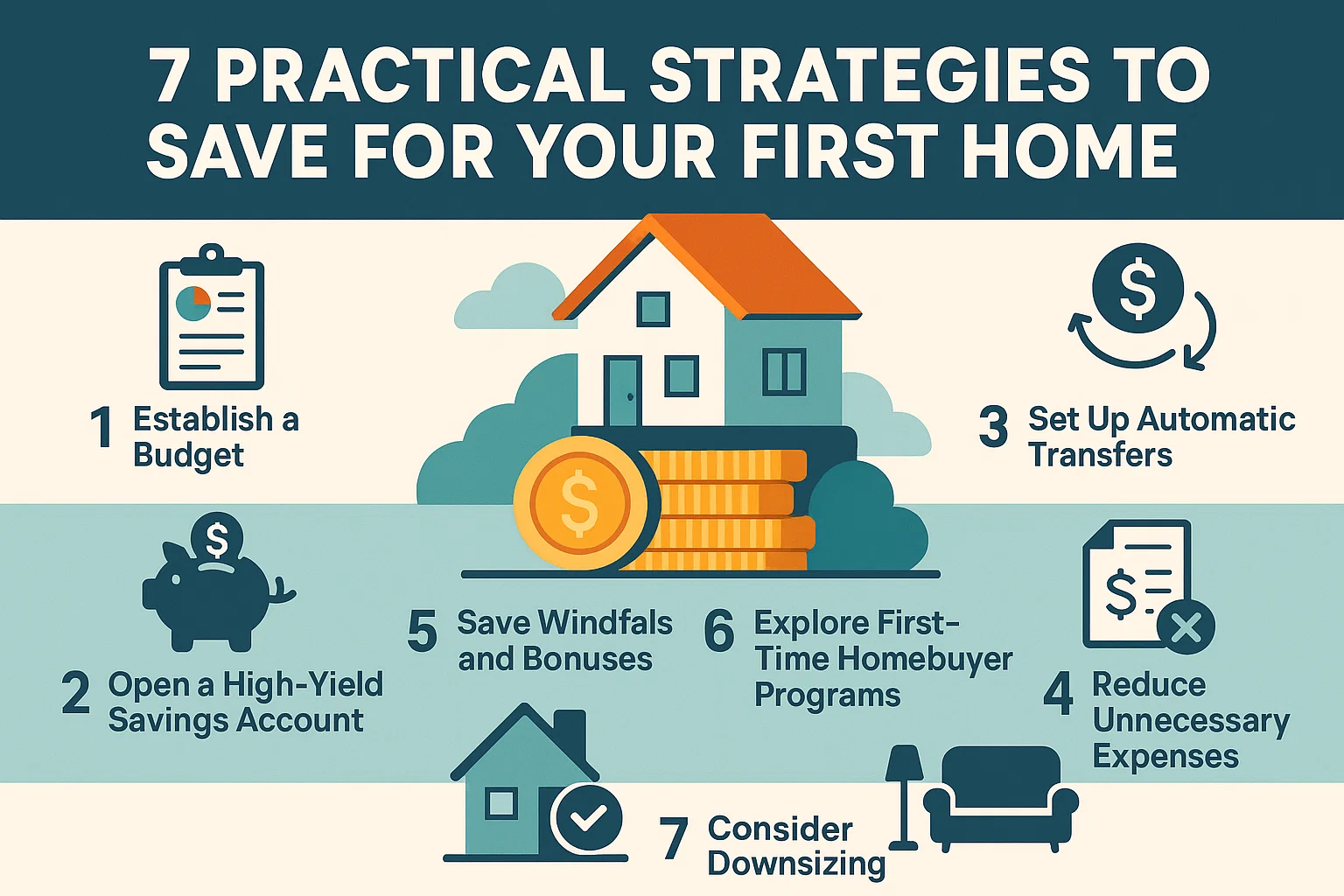 Home Saving Strategies infographic