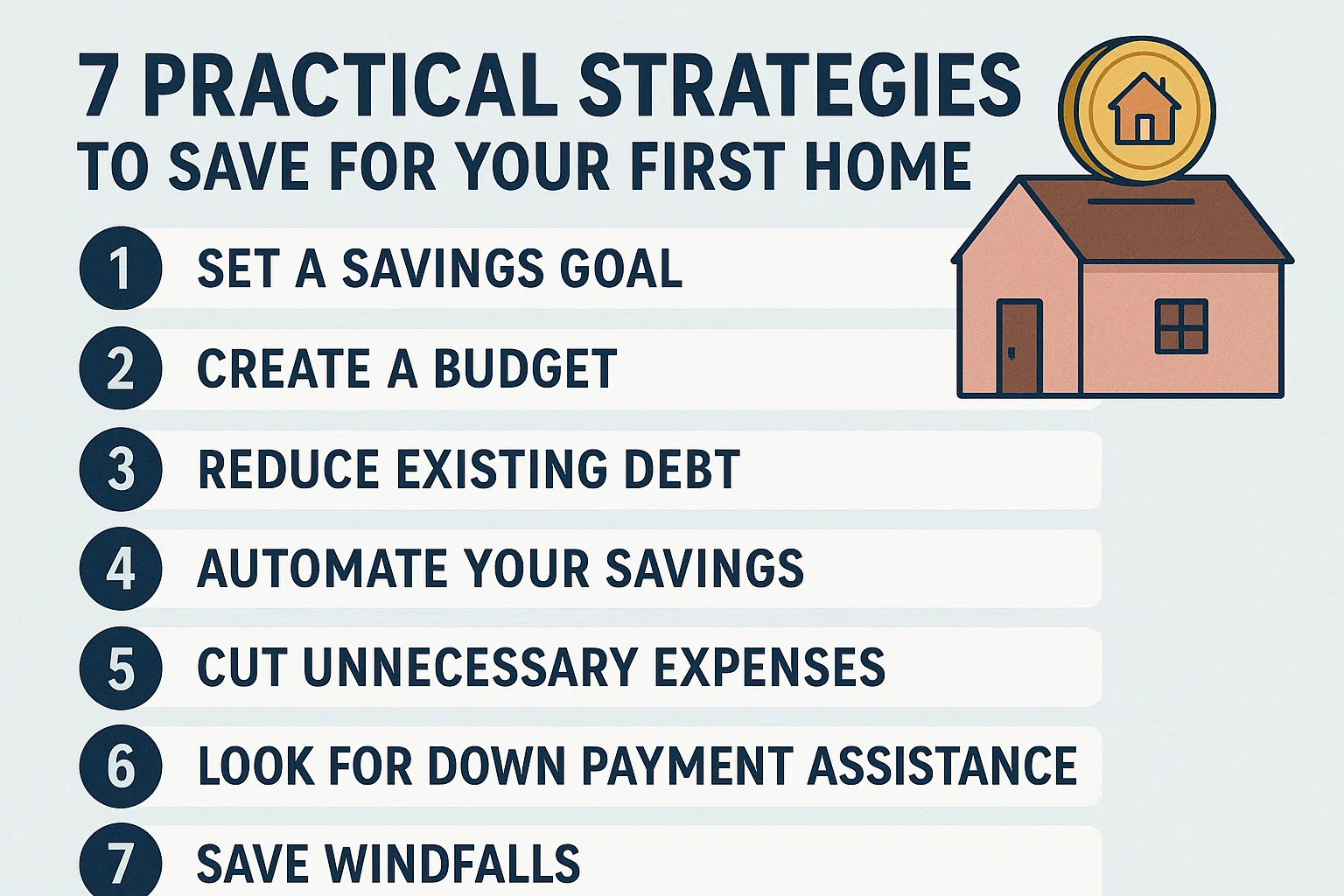 Home Saving Strategies infographic