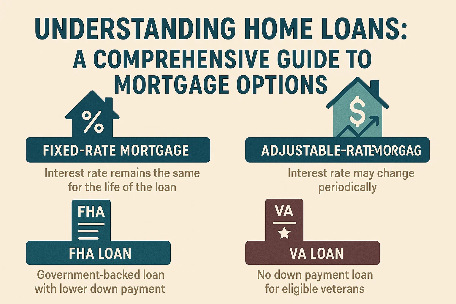 Mortgage Options Guide infographic