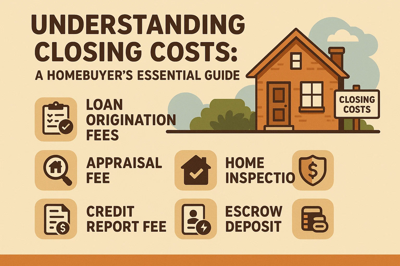 Homebuyer Closing Costs Guide infographic