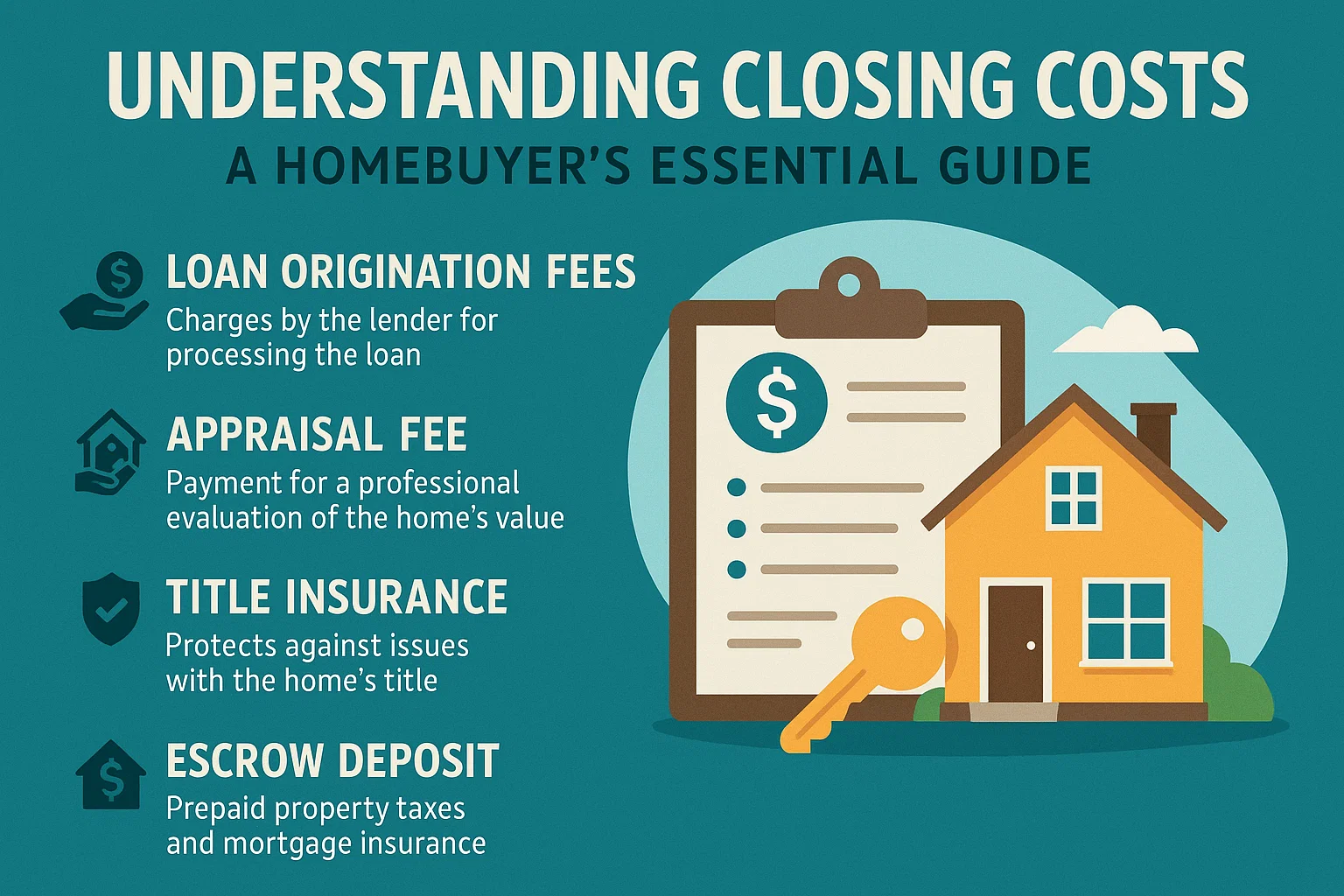 Homebuyer Closing Costs Guide infographic