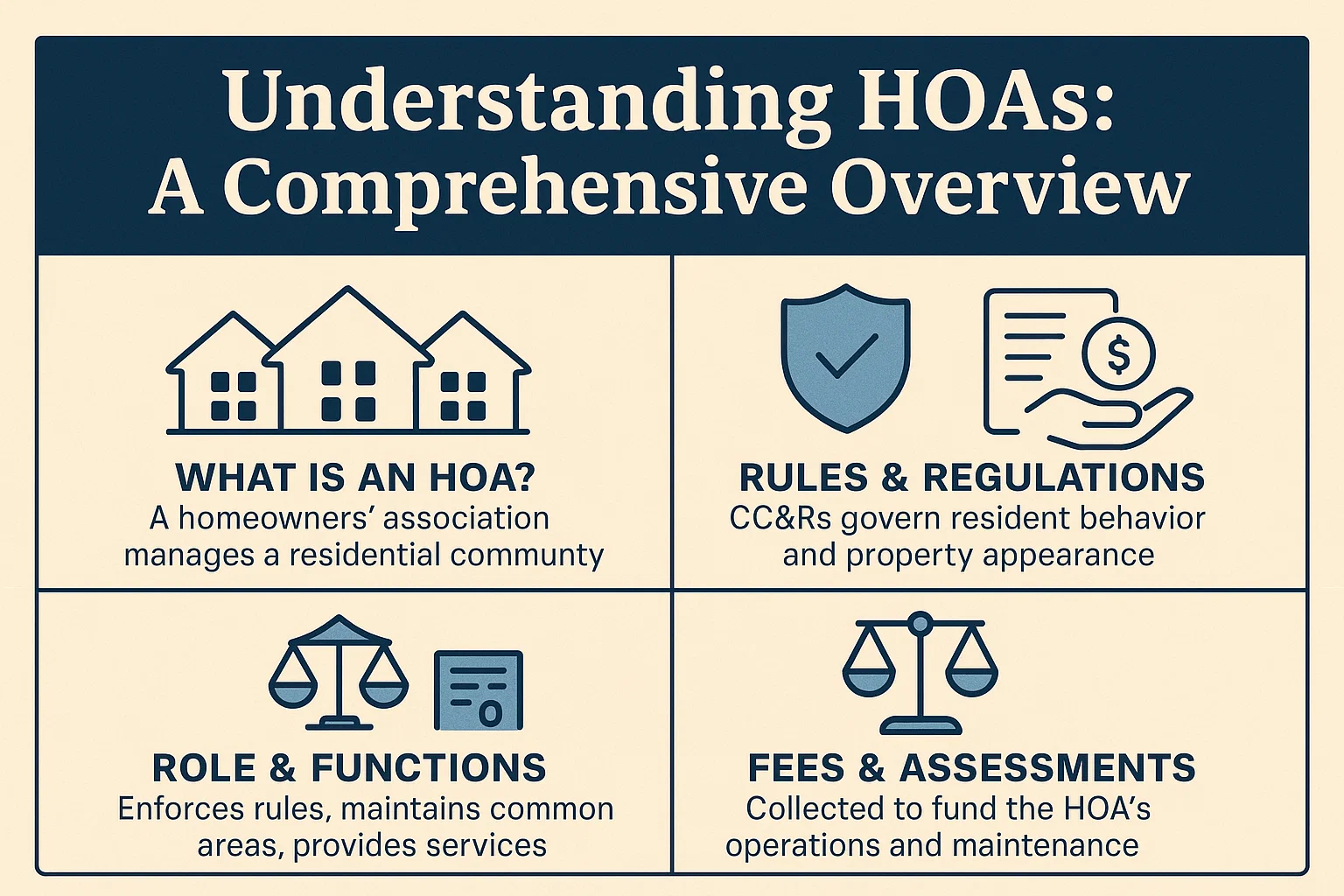 HOA Guide Infographic infographic