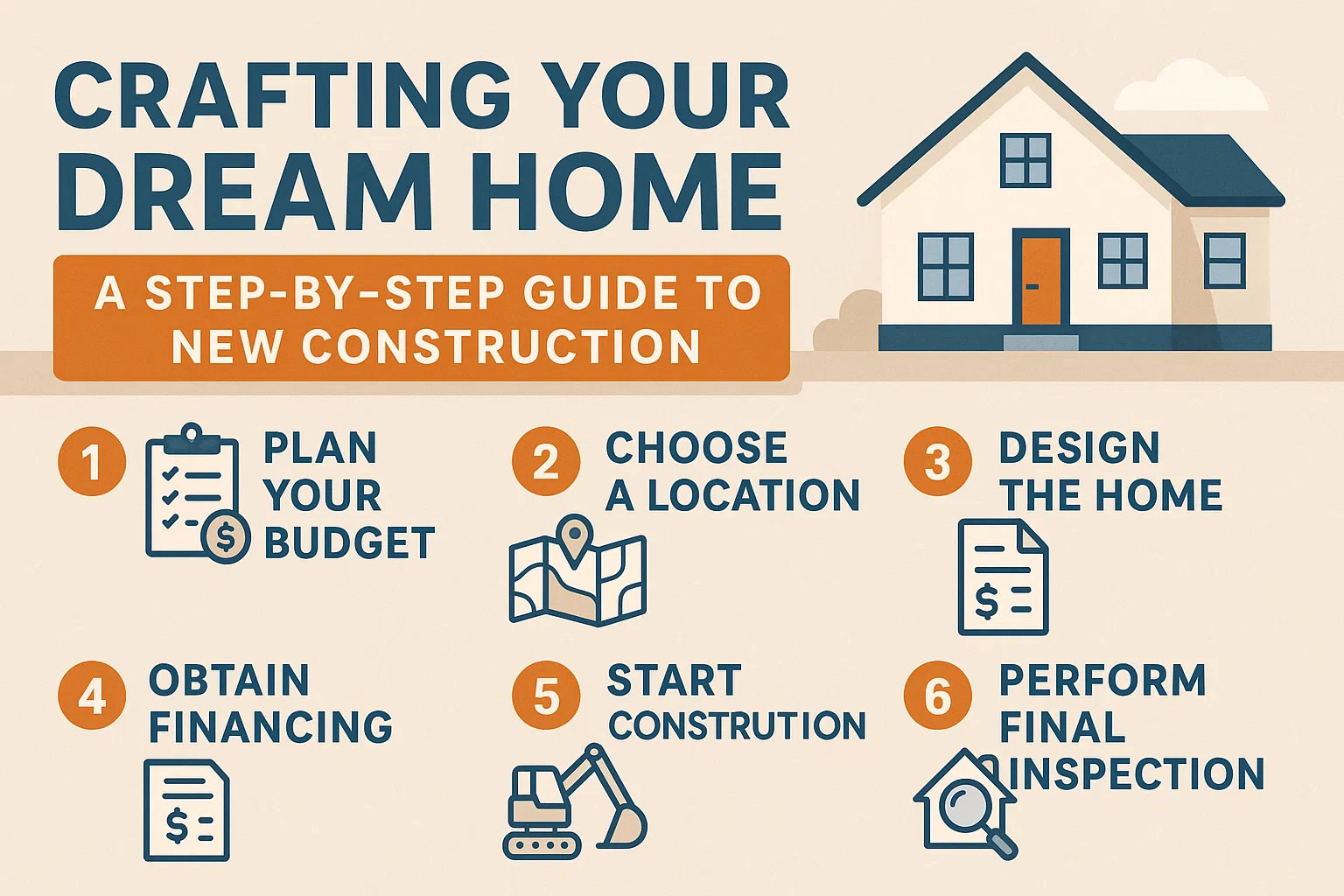 Home Construction Guide infographic