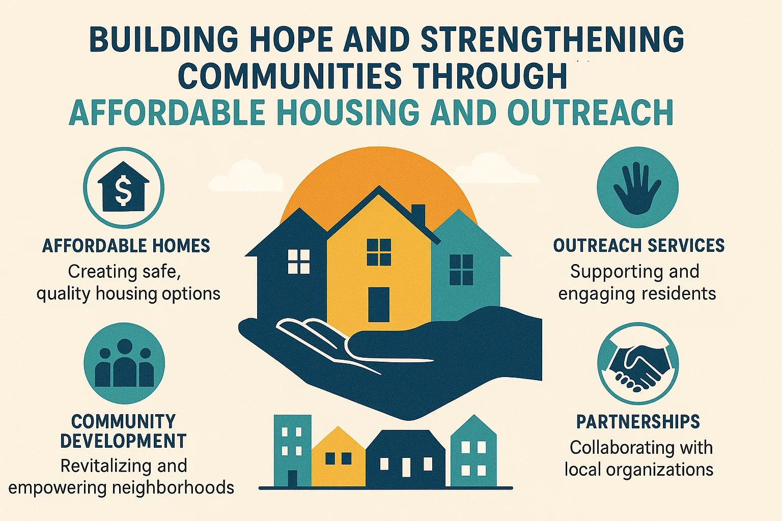 Affordable Housing Outreach infographic
