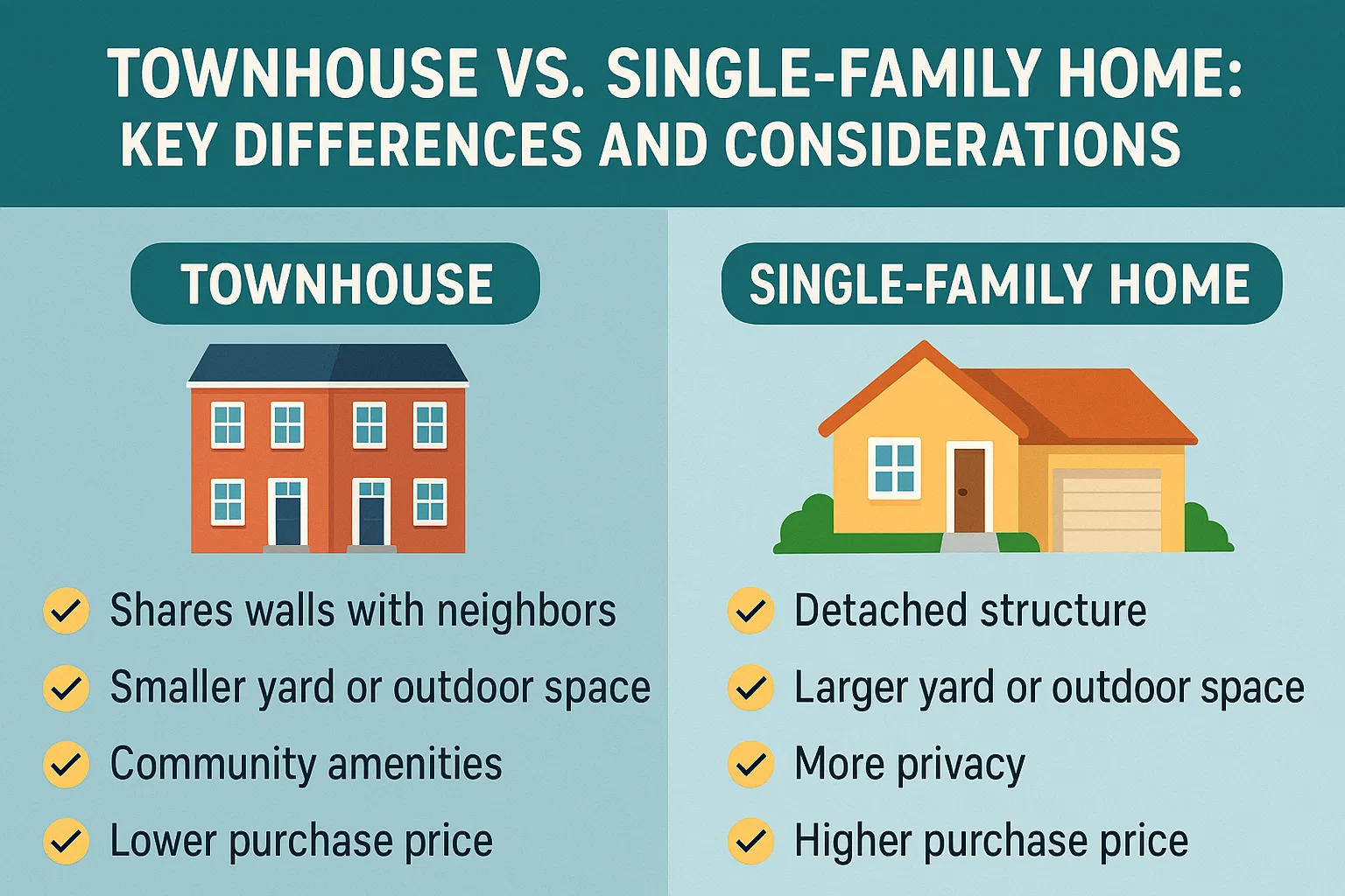 Home Comparison Infographic infographic