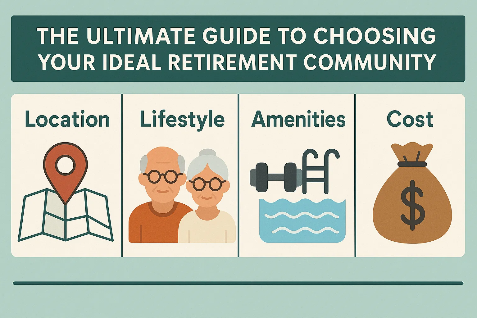 Retirement Community Guide infographic
