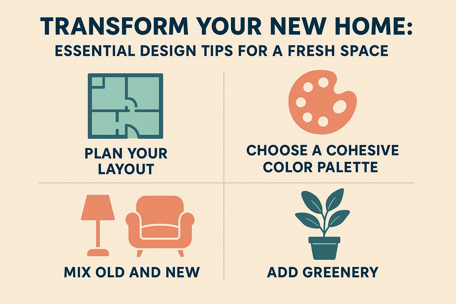 Home Design Tips infographic