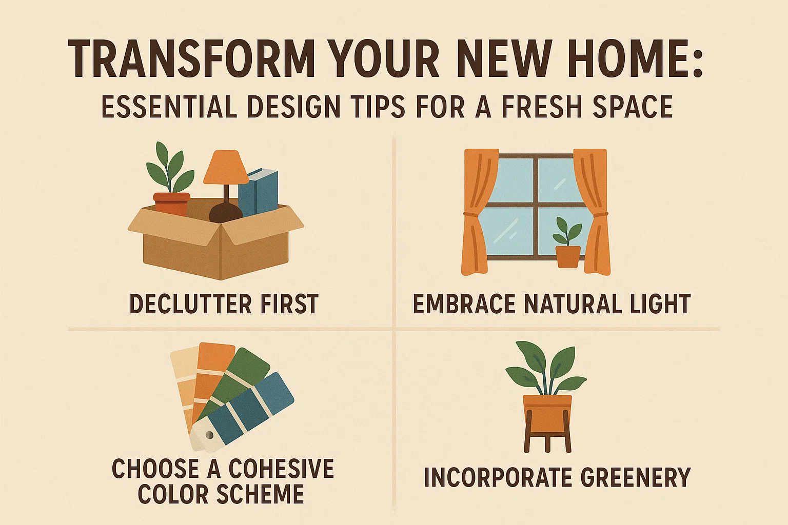 Home Design Tips infographic