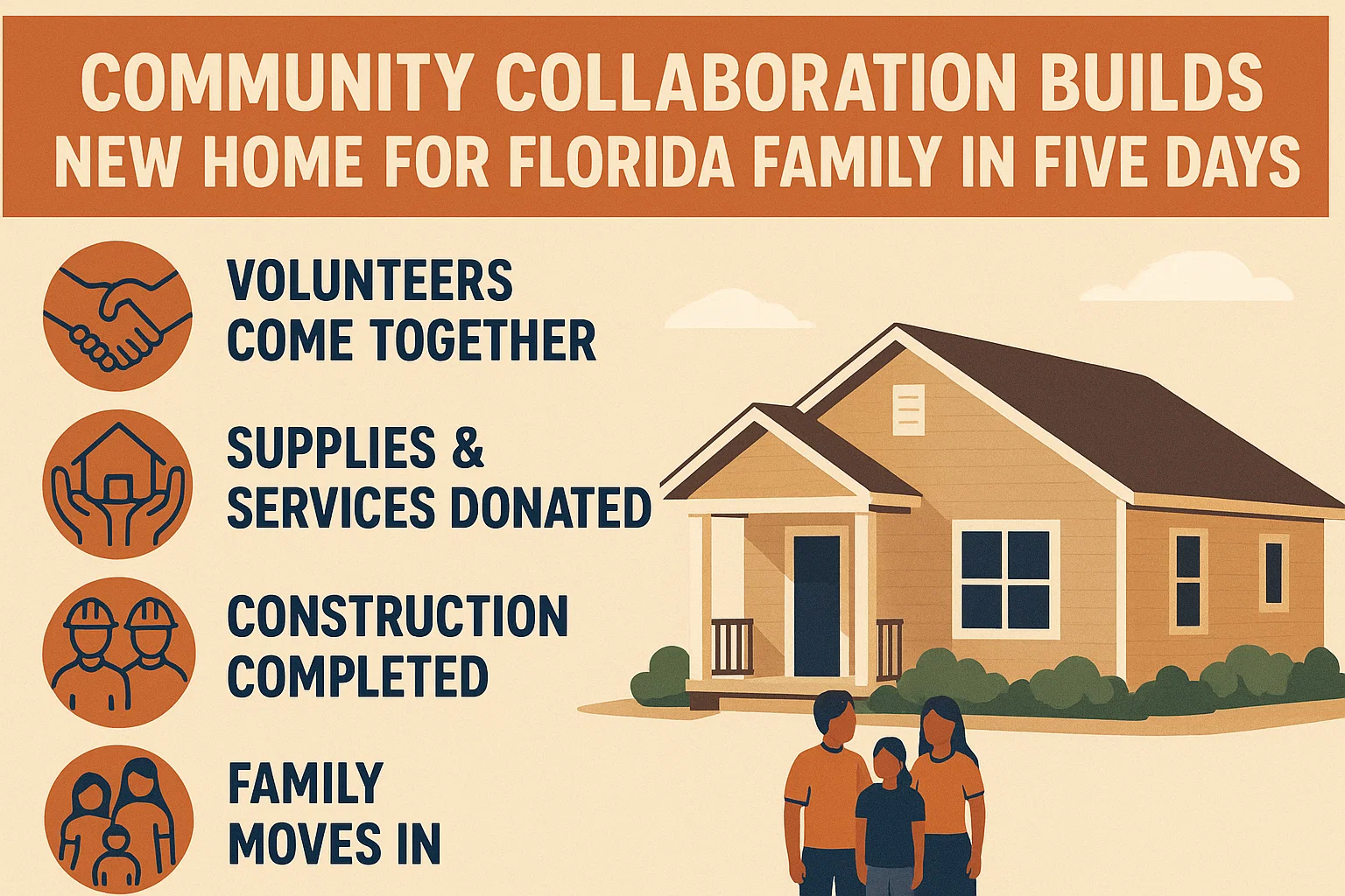 Rapid Home Construction infographic