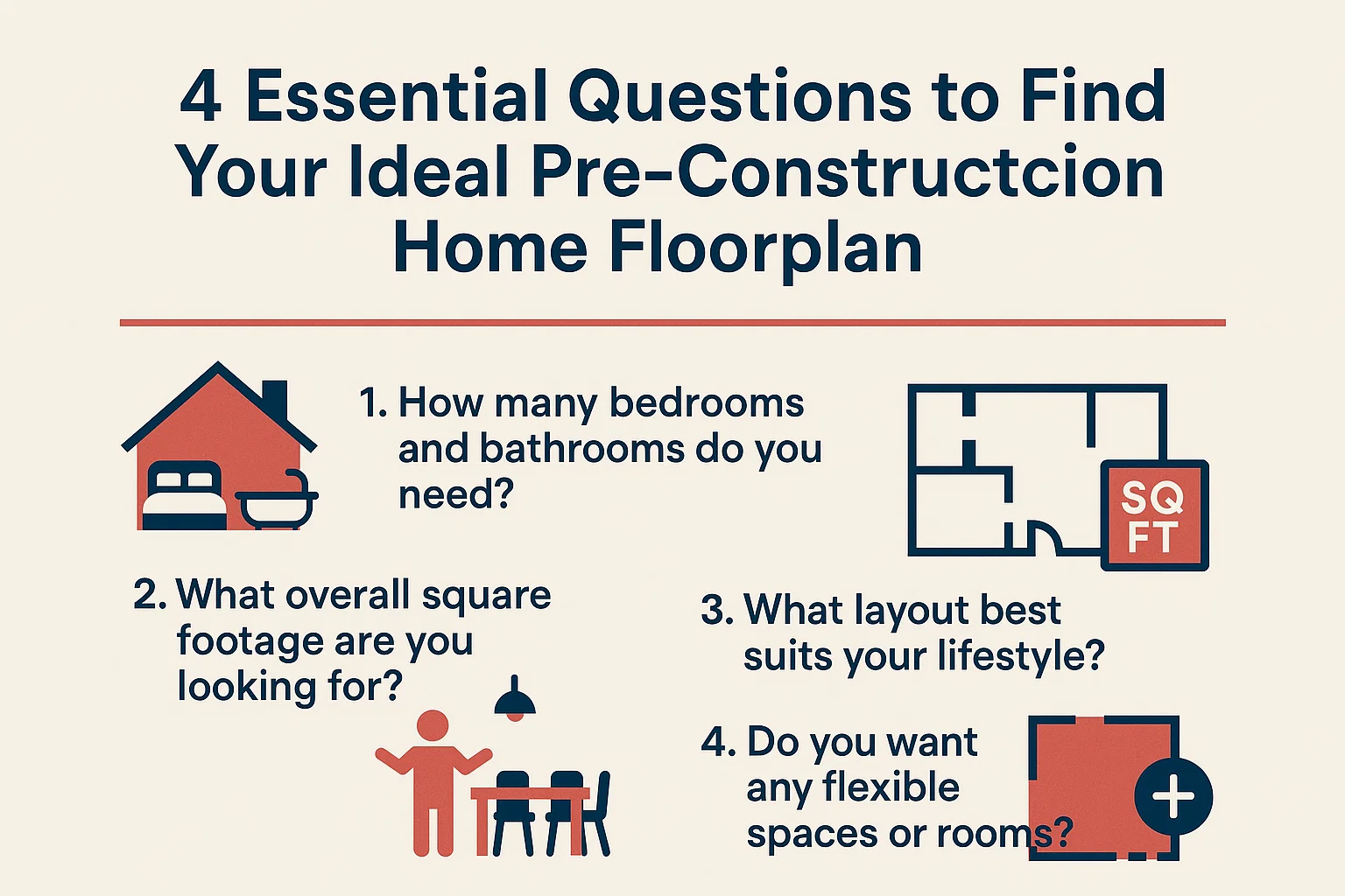Ideal Home Floorplan Guide infographic