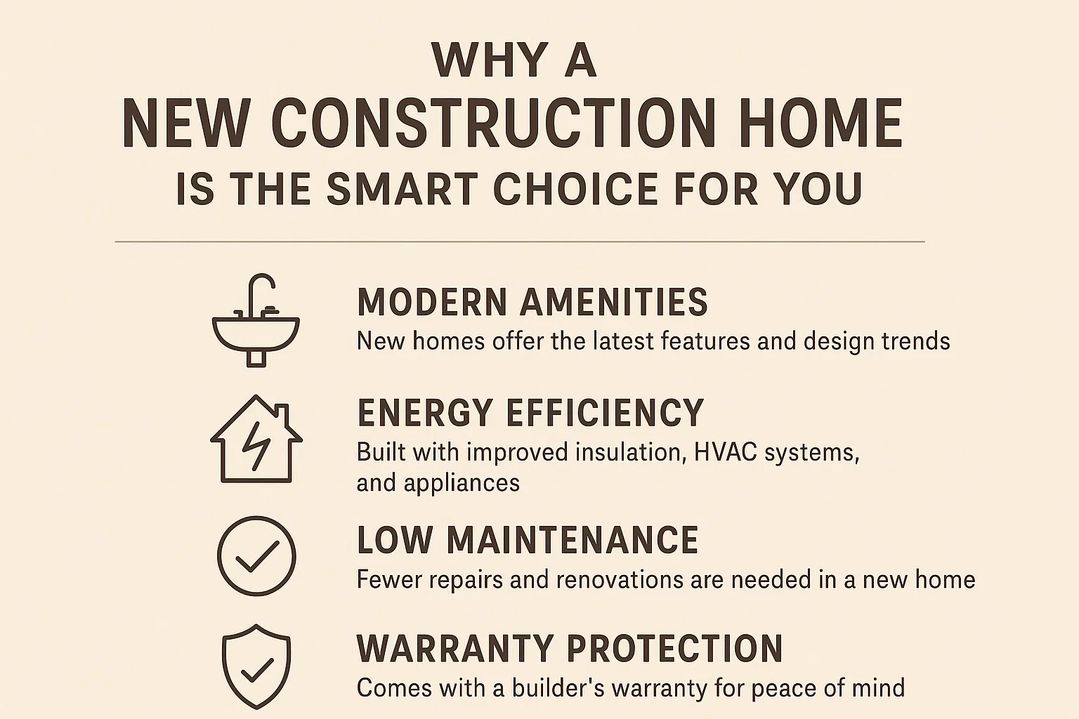 New Home Benefits Infographic infographic