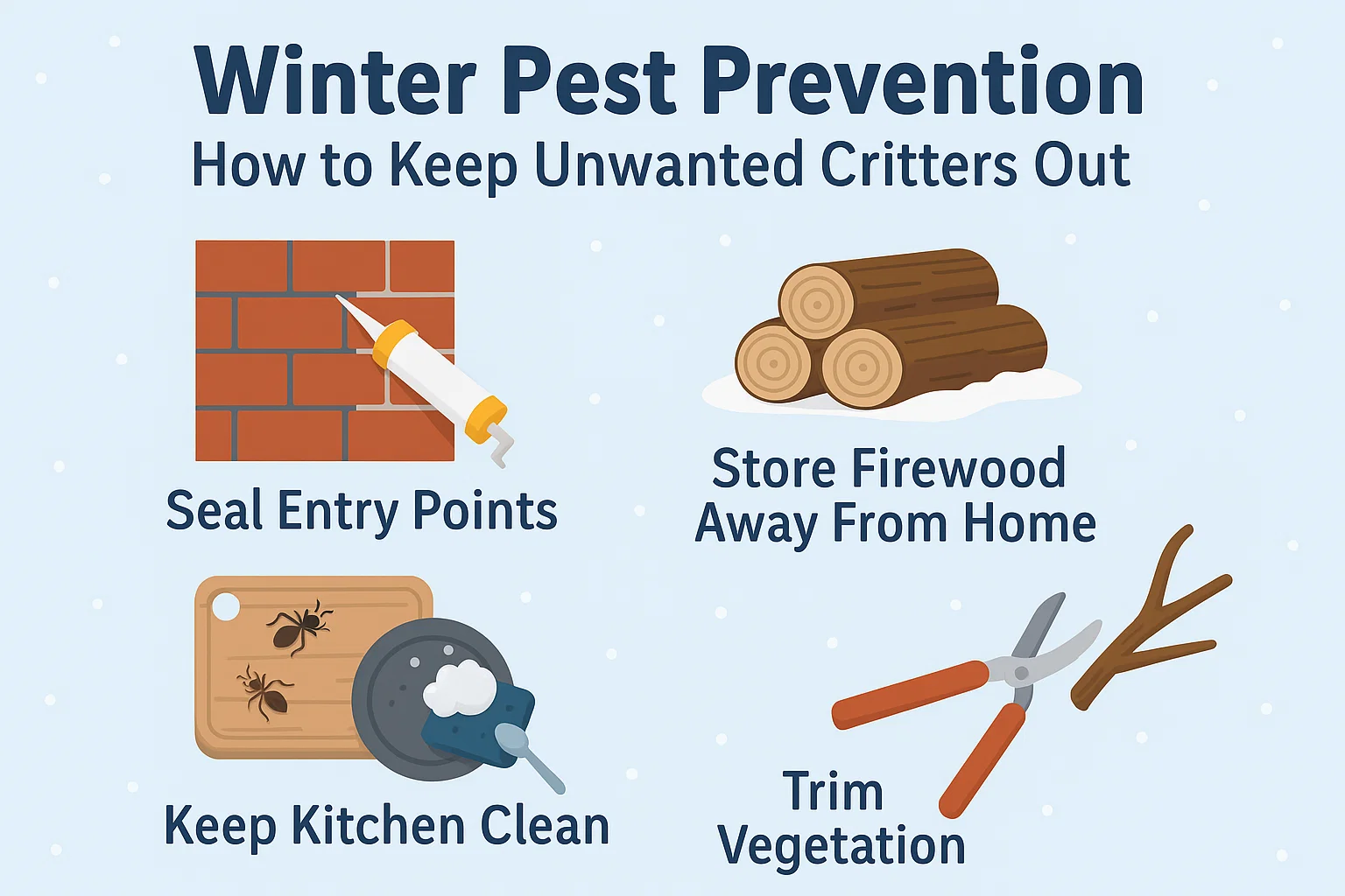 Winter Critter Defense infographic